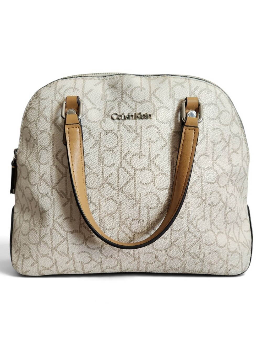 Calvin Klein Monogram Satchel Bag